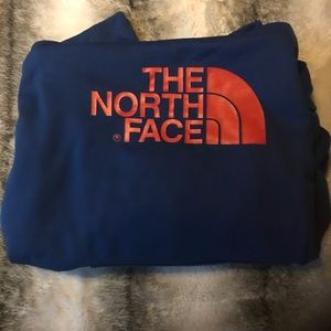 The North Face brand hooded sweatshirt
